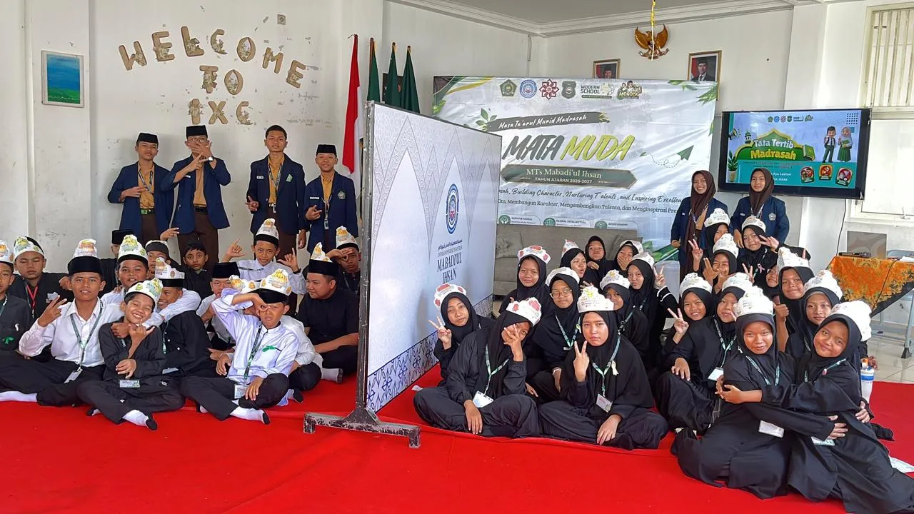 MATAMUDA JADI SAKSI SENYUM HANGAT KELUARGA BARU  MTS MABADI`UL IHSAN