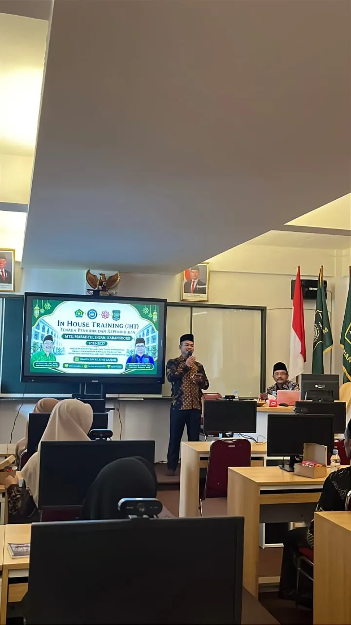 MENAJAMKAN UJUNG TOMBAK PENDIDIKAN,  MELALUI IN HOUSE TRAINING DEWAN GURU MTS MABADI`UL IHSAN